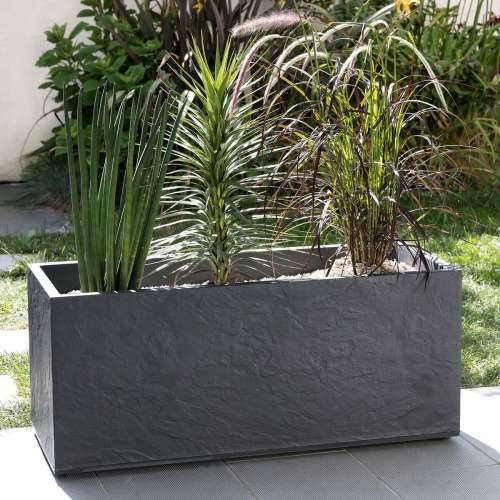 Tegla za biljke EDA Antracitna Plastika 99 x 39 x 43 cm Cijena