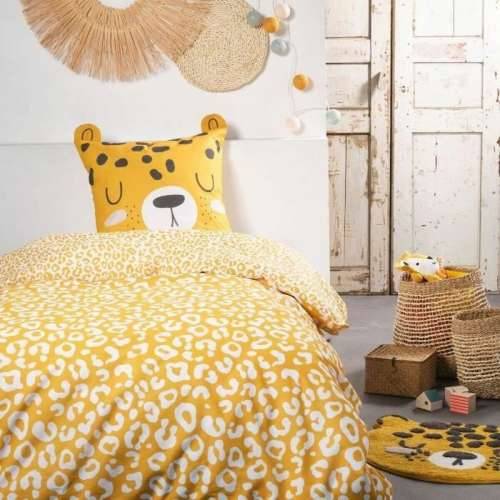 Set pokrivača za poplun TODAY Rumena Jaune 140 x 200 cm Leopard Cijena