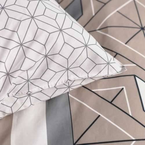 Set pokrivača za poplun TODAY Bež 240 x 200 cm geometrijski Cijena