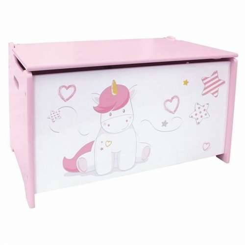 Škrinja Fun House Unicorn Roza Bijela Drvo Cijena