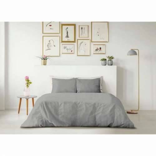 Set pokrivača za poplun Lovely Home Siva Svjetlo siva 220 x 240 cm Cijena