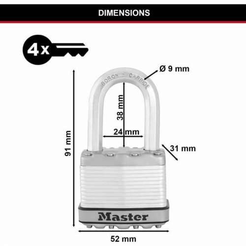 Zaključavanje ključem Master Lock (3 kom.) Cijena