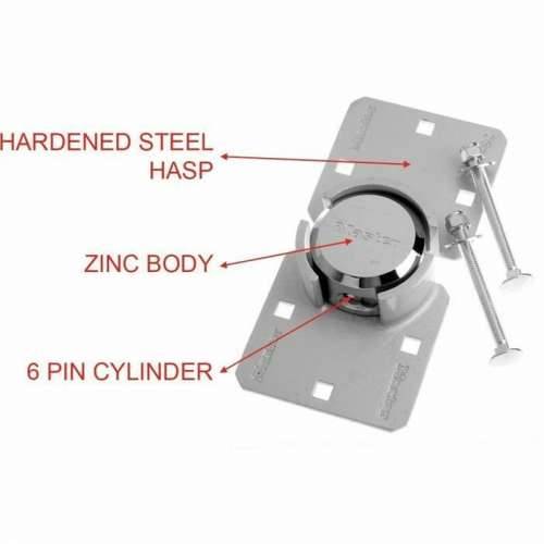 Zaključavanje ključem Master Lock Zinc Pravokutno (4 kom.) Cijena