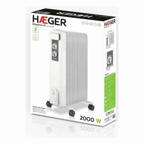 Uljni Radijator (9 rebara) Haeger OH-009.008A Bijela 2000 W Cijena