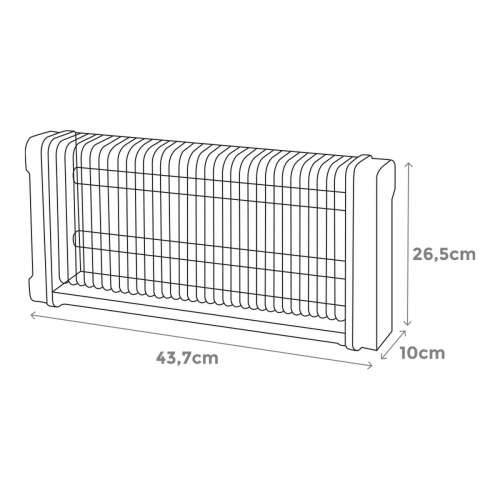 Električni ubijač insekata EDM 06522 Crna 2 x 10 W 43,7 x 10 x 26,5 cm Cijena