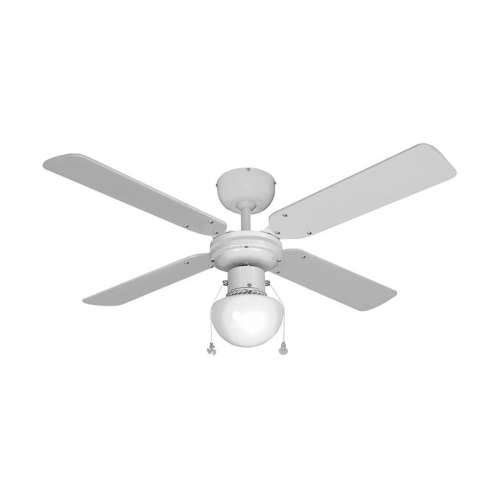 Stropni Ventilator sa Svjetlom EDM 33800 Caribe Bijela 50 W Cijena