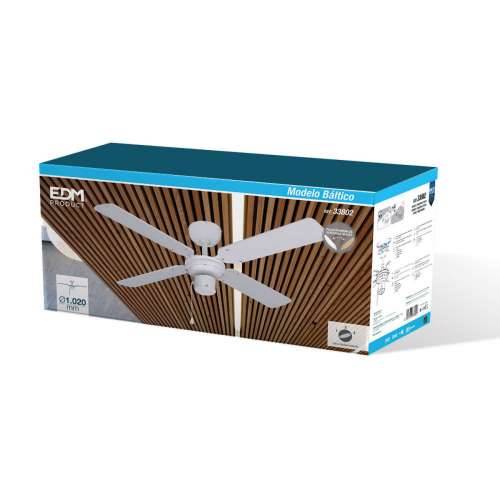 Stropni Ventilator EDM 33802 Báltico Bijela 50 W ø 102 cm Cijena