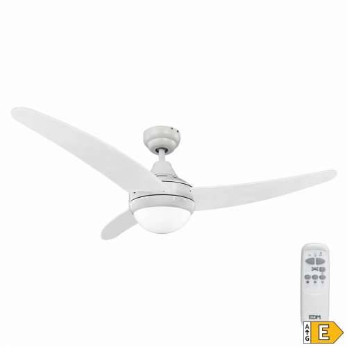 Stropni Ventilator sa Svjetlom EDM 33803 Egeo Bijela 60 W Cijena