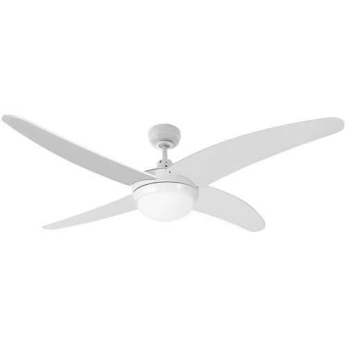 Stropni Ventilator sa Svjetlom EDM 33806 Caspio Bijela 60 W Cijena