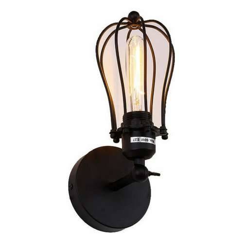 Rasvjetna tijela za zid EDM 32105 Crna 60 W Vintage 220-240 V 11 x 16 x 32 cm Cijena