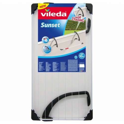 Stalak za Sušenje Odjeće Vileda 157229 Sunset CJ6 Za vješanje na balkonu Čelik Bijela Smola (110 x 56 x 28 cm) (10 m) Cijena
