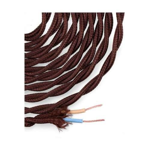 Kabel EDM 11882 C20 Smeđa 2 x 0,75 mm 5 m Svila Cijena