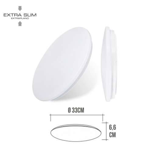 Zidna LED svjetiljka EDM 220-240 V 18 W polimer 1820 lm (33 x 6,6 cm) Cijena