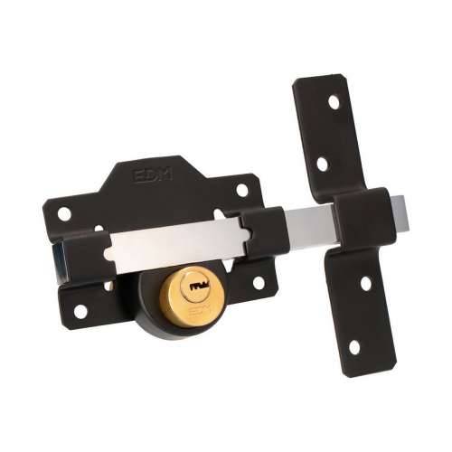 Sigurnosno zaključavanje EDM 85192 Crna nikal 83 x 170 mm Ø26 mm Cijena