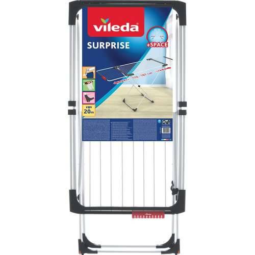 Sklopivi stalak za sušenje Vileda 157235 Surprise Izvlači Siva Čelik Aluminij (20 m) Cijena