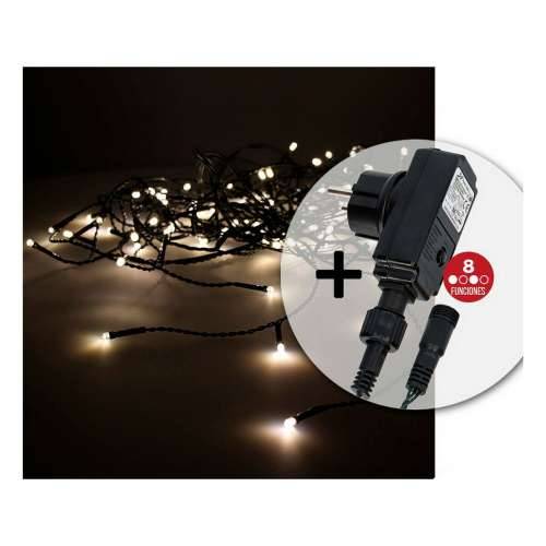 LED svjetla za zavjese EDM 71483 Icicle Easy-Connect 100 W 0,72 W Toplo svjetlo Toplo bijela 200 x 50 cm Bijela Cijena