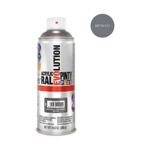 Boja u spreju Pintyplus Evolution MT156 Metalizirani 400 ml Siva Cijena