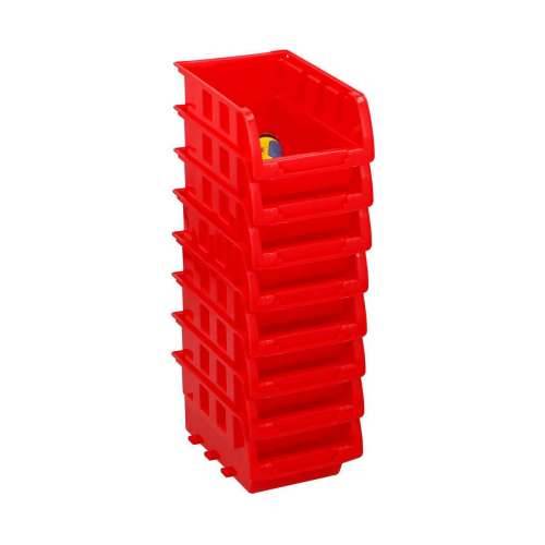 Set Složivih Kutija za Pospremanje Kinzo Crvena 12 x 10 cm polipropilen (8 kom.) Cijena