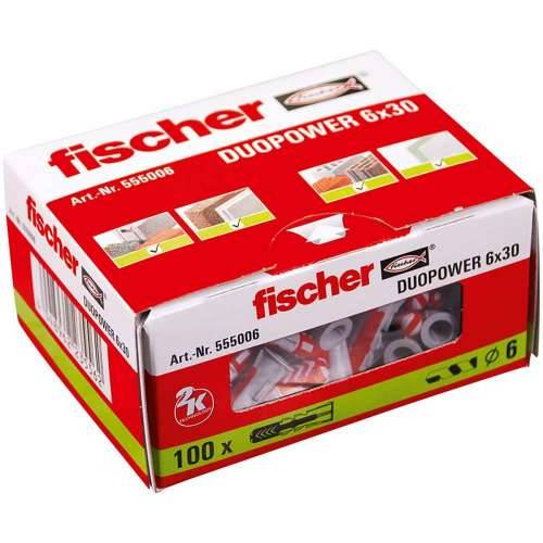 Kopačke Fischer Duopower 555006 100 Dijelovi Ø 6 x 30 mm Cijena
