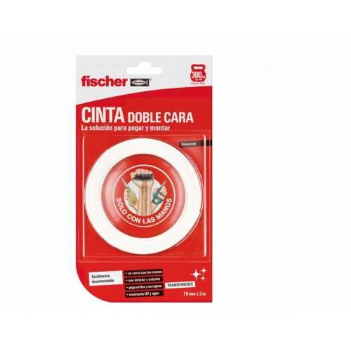 Dvostrana traka Fischer 3 m x 19 mm Bijela Cijena