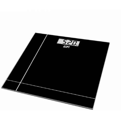 Kupaonička Digitalna Vaga EDM 07521 Crna Kristal 180 kg Cijena