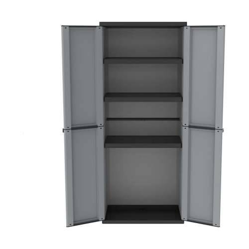 Ormar za odjeu Terry jline268 Crna Crna/Siva Smola Plastika 68 x 37,5 x 163,5 cm Cijena
