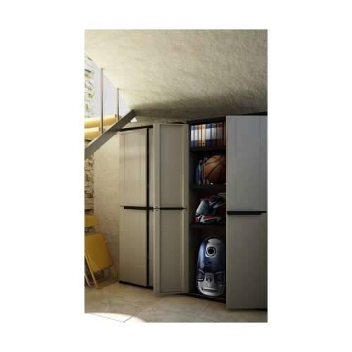 Ormar za odjeu Terry jline268 Crna Crna/Siva Smola Plastika 68 x 37,5 x 163,5 cm Cijena