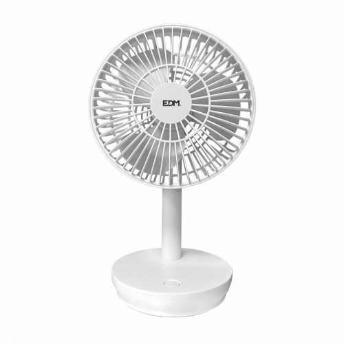 Stolni Ventilator EDM 33501 Bijela 5 W 4 W 16,5 x 18,5 cm 17 x 13 x 26 cm Punjivo USB Cijena