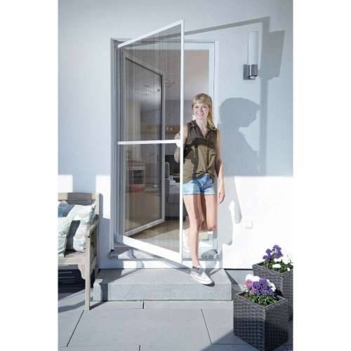 Mreža protiv komaraca Schellenberg vrata Kaljeno Staklo Aluminij Bijela (100 x 210 cm) Cijena