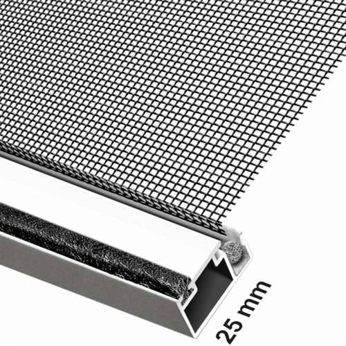 Mreža protiv komaraca Schellenberg vrata Kaljeno Staklo Aluminij Bijela (100 x 210 cm) Cijena