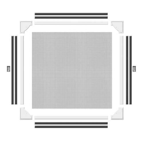 Mreža protiv komaraca Schellenberg Magnetna S okvirom Kaljeno Staklo Bijela (100 x 120 cm) Cijena
