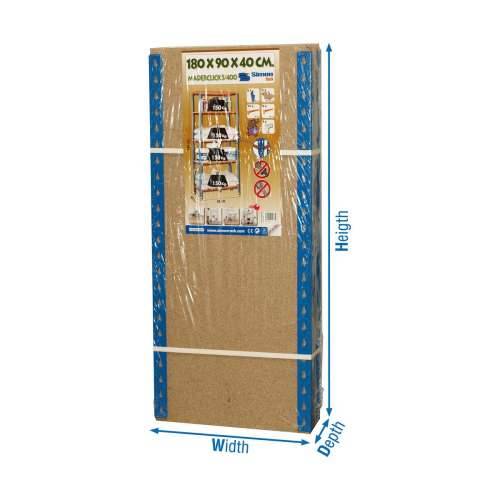 Polica Simon Rack Maderclick 5/400 750 kg Metal 5 Police iverica (180 x 90 x 40 cm) Cijena