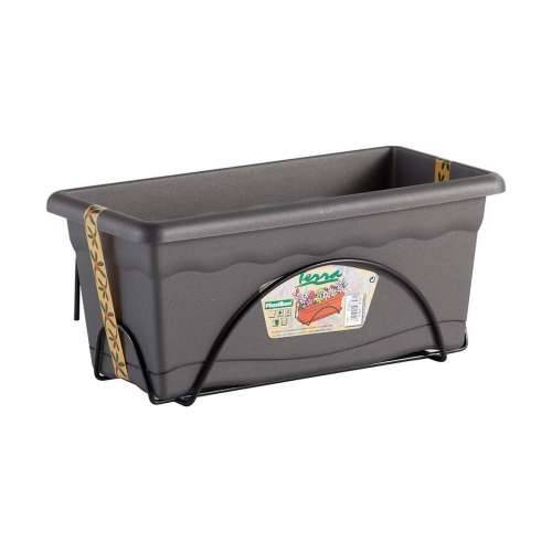 Žardinijera s Tanjurom Plastiken Antracitna polipropilen 40 x 24 cm Cijena