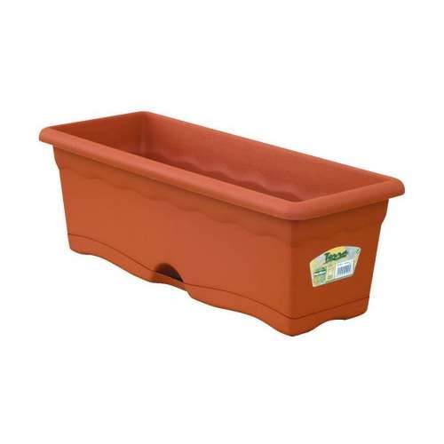 Žardinijera s Tanjurom Plastiken Terakota polipropilen Plastika 60 x 20 cm Cijena