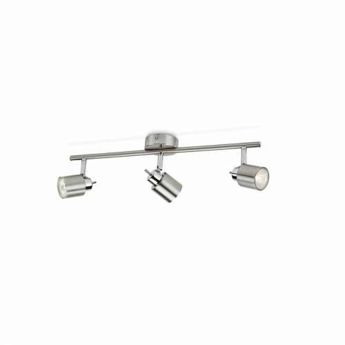 Stropna svjetiljka Philips Foco Srebrna Metal 10 x 49 x 15,5 cm GU10 3 Cijena