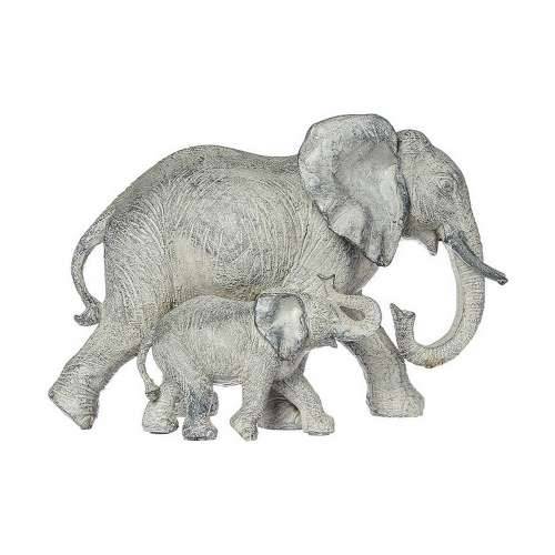 Ukrasna figura Atmosphera 15,5 x 22,5 x 12 cm Smola Slon Pisana Cijena