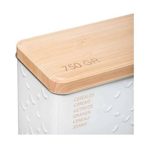 Višenamjenska Kutija Nature Scandi Metal Bijela 750 g Cijena