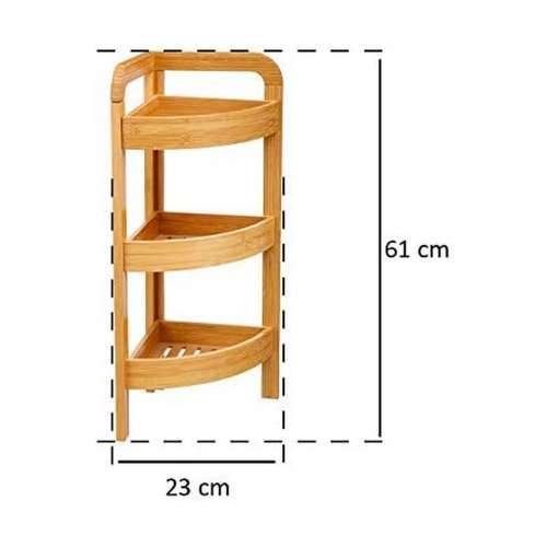 Kutna Polica 5five Simply Smart 23 x 23 x 61 cm Smeđa 3 Police Cijena