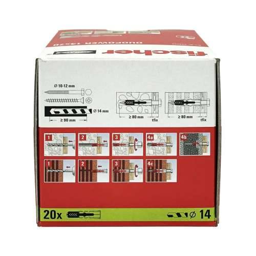 Kopačke Fischer DuoPower 538244 Ø 14 x 70 mm Najlon (20 kom.) Cijena