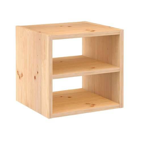Polica Astigarraga Dinamic 1 Smeđa Prirodno Borovina 36,2 x 33 x 36,2 cm Kocke modularni Cijena