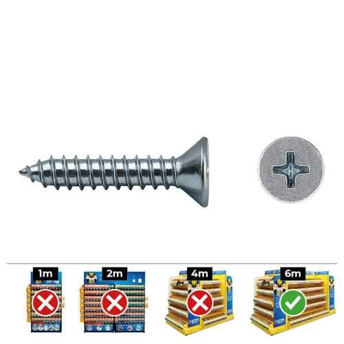 Kutija za vijke CELO philips din/ref 7982 Vijak za lim 500 kom. Pocinčano Cijena