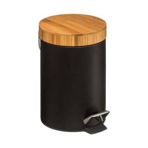 Koš za Papir 5five Simply Smart Natureo Bambus 3 L Bijela Crna (3 L) Cijena