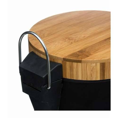 Koš za Papir 5five Simply Smart Natureo Bambus 3 L Bijela Crna (3 L) Cijena