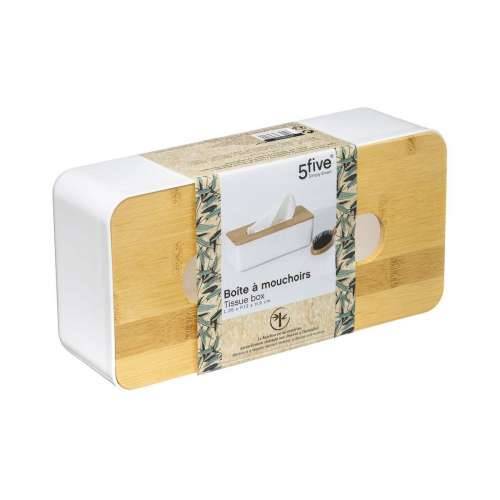 Kutija za maramice 5five Simply Smart Baltik 25 x 13 x 8.7 cm polipropilen Bijela Cijena