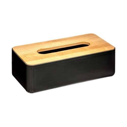 Kutija za maramice 5five Simply Smart 25 x 13 x 8.7 cm polipropilen Plastika Crna Cijena