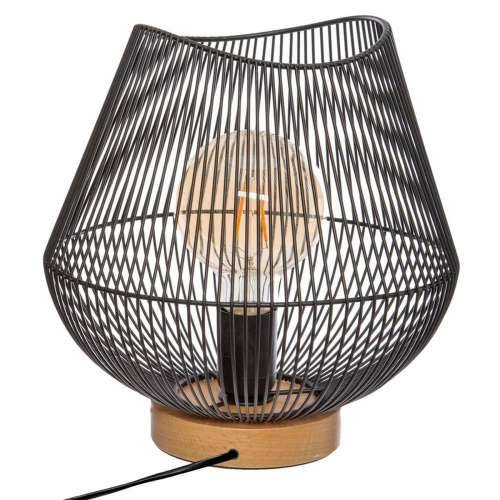 Stolna svjetiljka Atmosphera Jena Crna Metal 40 W (Ø 28 x 26 cm) Cijena