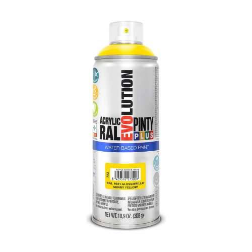 Boja u spreju Pintyplus Evolution RAL 1021 Vodena baza Sunny Yellow 400 ml Cijena