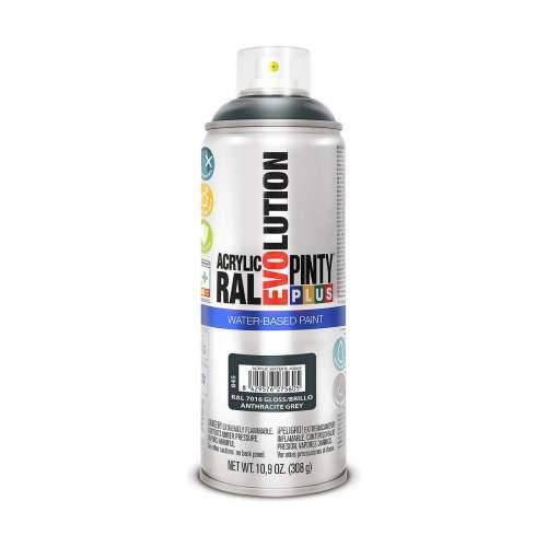 Boja u spreju Pintyplus Evolution RAL 7016 Vodena baza Antracitna 400 ml Cijena