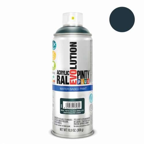 Boja u spreju Pintyplus Evolution RAL 7016 Vodena baza Antracitna 400 ml Cijena