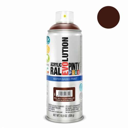 Boja u spreju Pintyplus Evolution RAL 8017 Vodena baza Čokolada 400 ml Cijena